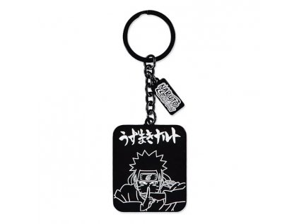 naruto shippuden metal keychain line art klucenka kovova 8718526154610 1