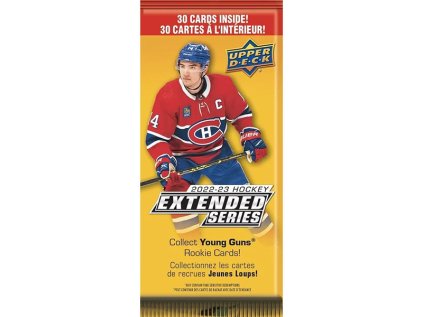 hokejove karty upper deck 2022 2023 extended series fat pack 053334145923 1