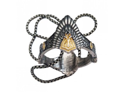 lord of the rings necklace crown of elessar limited edition 5060662464188 1