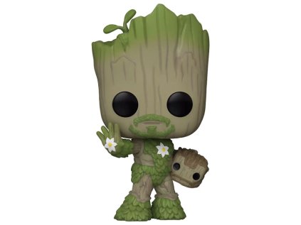 funko pop marvel we are groot groot as iron man figurka 889698795166 1