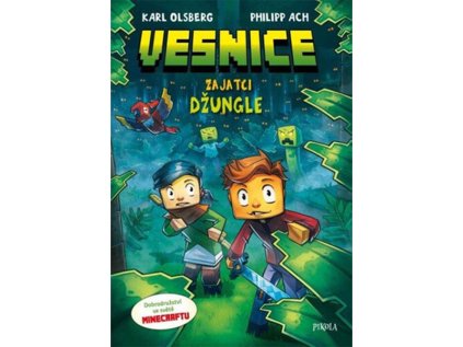 minecraft vesnice zajatci dzungle komiks 9788024204406