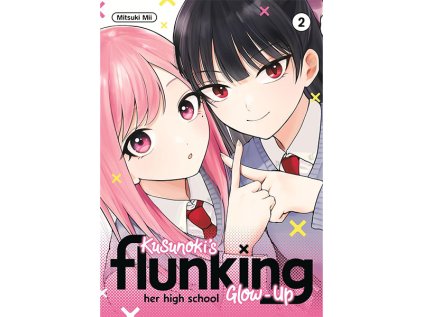 kusunoki s flunking her high school glow up 2 manga 9798888772720