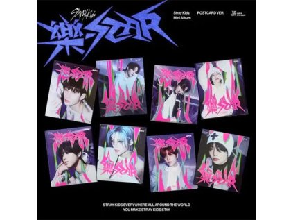 stray kids rock star album postcard ver 8809755505615
