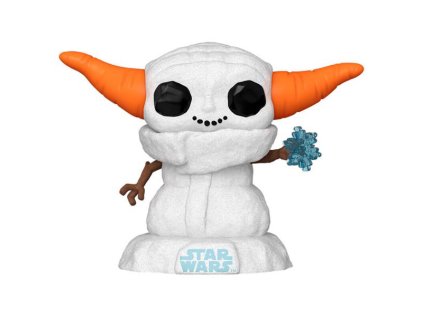 funko pop star wars the mandalorian holiday snowman grogu figurka 889698800112 1