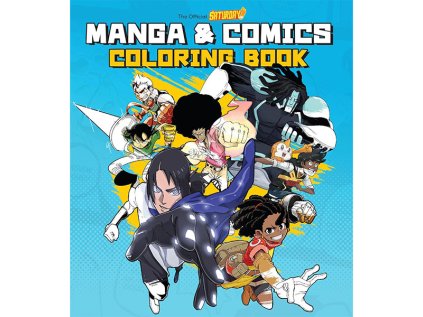 saturday am manga and comics coloring book omalovanky 9780760389911 1