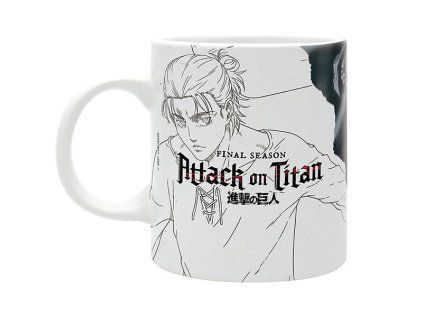 Attack on Titan S4 Key Art Šálka