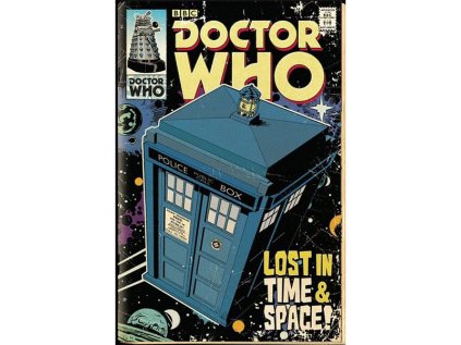 doctor who tardis comic poster 91 5 x 61 cm plagat 5028486274697 1