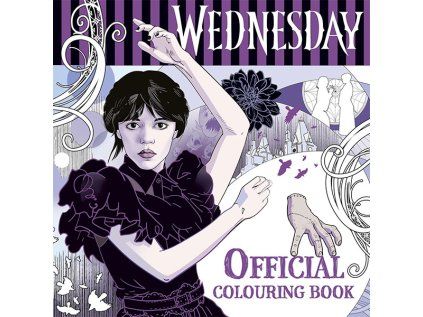 Wednesday: Official Colouring Book