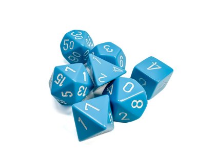 sada kociek na rpg chessex light blue opaque 7 ks 25416 1