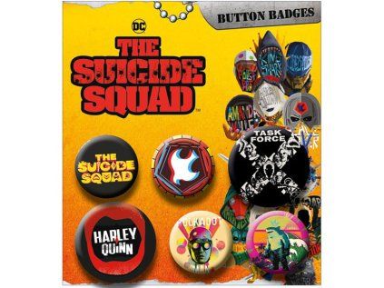 DC Comics The Suicide Squad Odznaky 6-Pack