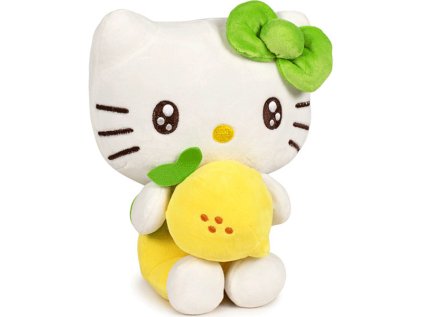 Hello Kitty Plush Figure Yellow With Lemon 22 cm