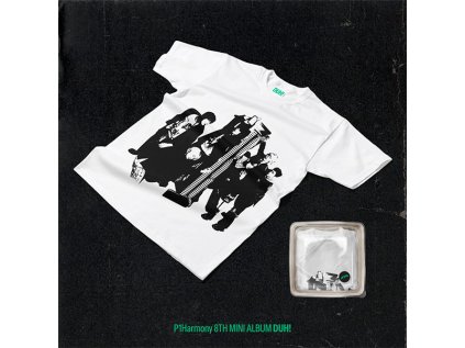 P1 Harmony - 8th mini DUH! Plain White T ver.