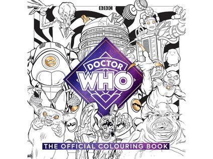 doctor who the official colouring book omalovanka 9781785949678