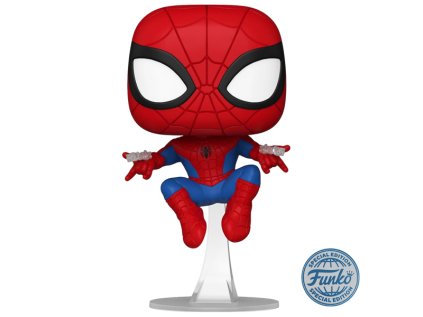 funko pop marvel spider man with webshooters special edition figurka 889698852432 1