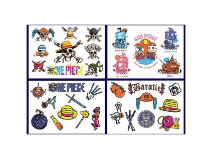 One Piece Nálepky Tech Decal Stickers Sada