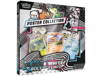 pokemon tcg scarlet violet 10 5 white flare black bolt poster collection 1