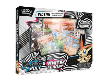 pokemon tcg scarlet violet 10 5 white flare black bolt victini illustration coll 1