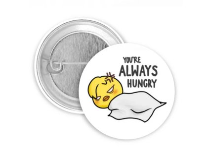 Stray Kids Meme YOU´RE ALWAYS HUNGRY Odznak