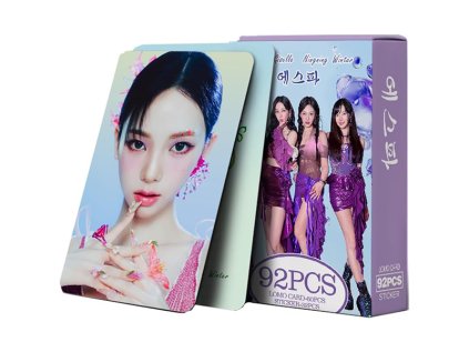 aespa holograficke lomo cards 92 ks zberatelske karty 1