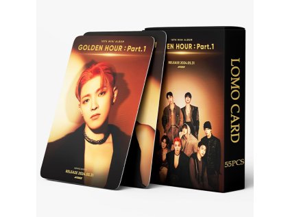 ateez golden hour part 1 10th mini album lomo cards 55 ks zberatelske karty 1