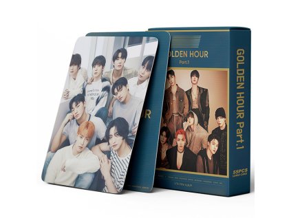 ateez golden hour part 1 lomo cards 55 ks zberatelske karty 1