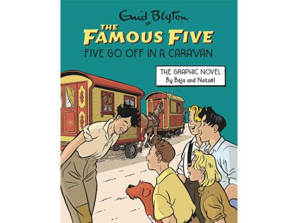 famous five graphic novel five go off in a caravan komiks pre deti 9781444981773 1