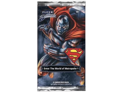zberatelske karty upper deck 2022 2023 fleer brilliants superman mega booster pack 053334446716