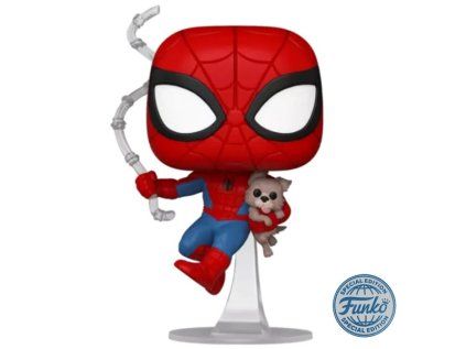 Funko POP! Marvel: Spider-Man with Sandwich the Dog Special Edition