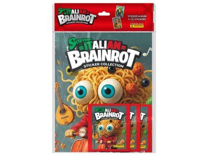 panini skifidol italian brainrot samolepky album starter set 8051708030204