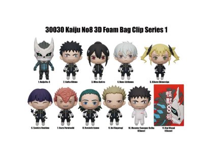 kaiju no 8 charm 3d pvc bag clips series 1 077764300301 1