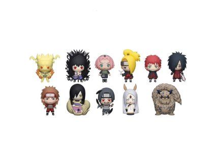 Naruto Shippuden 3D PVC Bag Clips Series 6