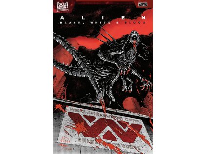 alien black white blood komiks 9781302957049 1