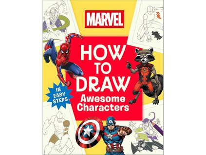 marvel how to draw awesome characters kreslenie kniha 9780241741528 1