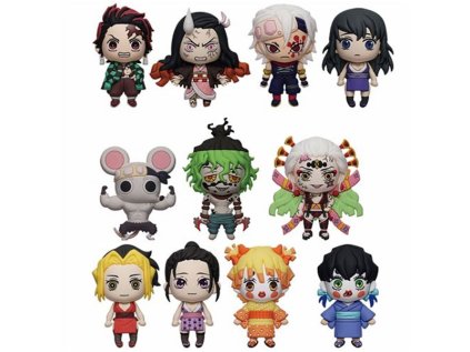 demon slayer kimetsu no yaiba 3d pvc bag clips series 6 077764745751 1
