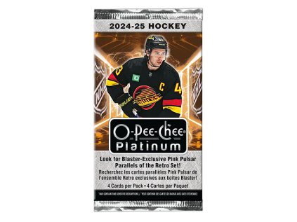 Hokejové karty Upper Deck 2024/2025 O-Pee-Chee Platinum Hockey Blaster Booster Pack