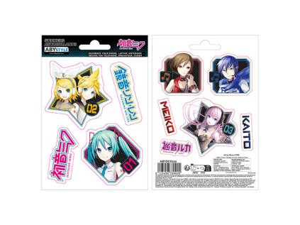 hatsune miku characters nalepky 2 pack 16 x 11cm 3665361158400