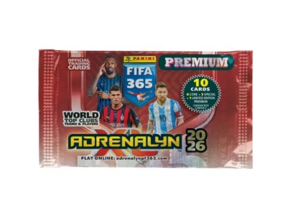 futbalove karty panini fifa 365 2025 2026 adrenalyn premium packet 8051708025491