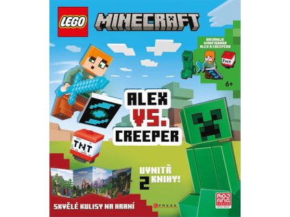 lego minecraft alex vs creeper krabicka plna dobrodruzstvi kniha pre deti 9788026455943 1