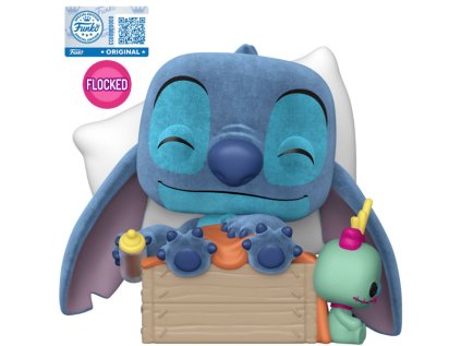 funko pop disney lilo and stitch sleeping stitch in box flocked special edition figurka 889698882125 1