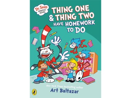 dr seuss graphic novel thing one and thing two have homework to do komiks pre deti 9780241742549 1