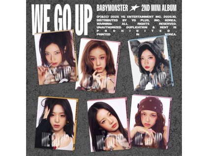 babymonster we go up pattern version kpop album 8800320199406