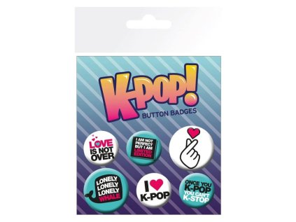 k pop mix odznaky 6 pack 5028486417063