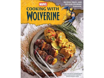 marvel cooking with wolverine recipes tales and tips for culinary survival kucharska kniha 9798886639575 1