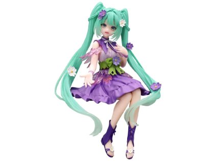 hatsune miku noodle stopper pvc statue flower fairy cosmos purple color ver 14 cm figurka 4571623503460 1