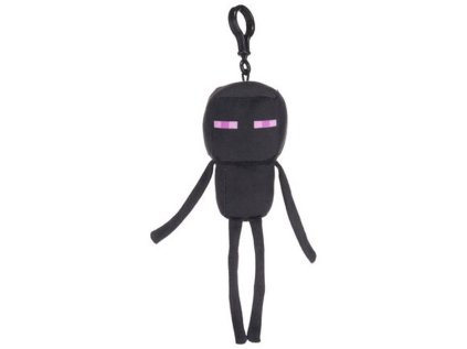 minecraft enderman plush bag clip 12 cm plysovy privesok 8410779405784