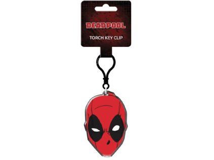 Deadpool Face Torch Keyclip Kľúčenka