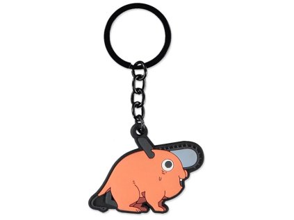 chainsaw man pochita rubber keychain klucenka 8718526418347 2