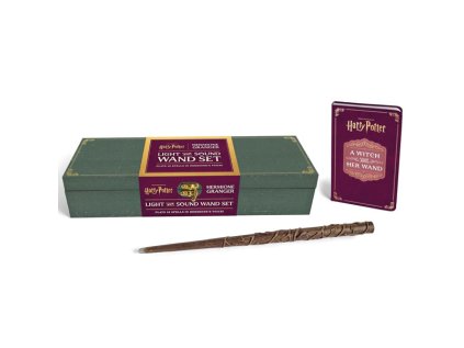 harry potter hermione granger light and sound wand set 9798894141008