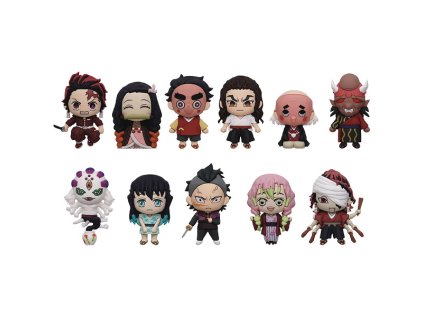 demon slayer kimetsu no yaiba 3d pvc bag clips series 7 privesky na kluce 077764746451 1