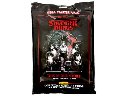 panini zberatelske karty stranger things this is our story starter pack 8051708031232